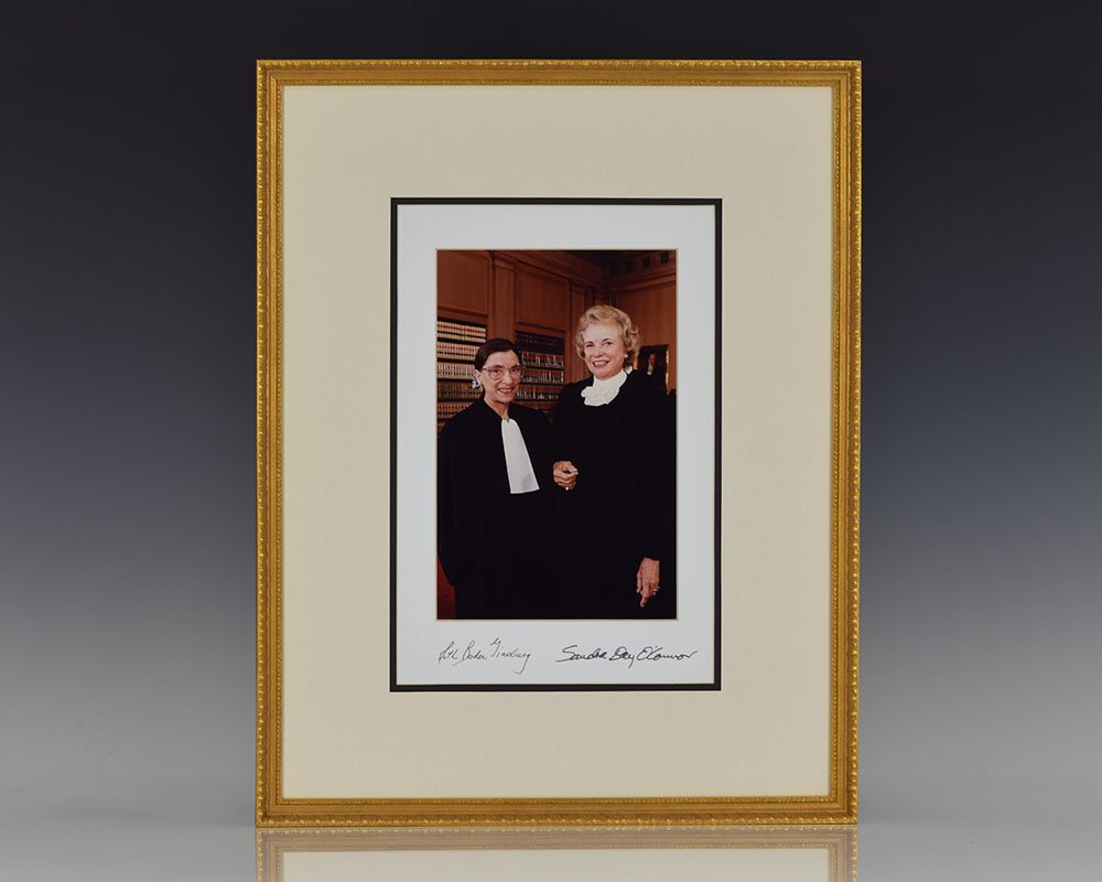 Justices Ruth Bader Ginsburg and Sandra Day O’Connor Signed Photograph.