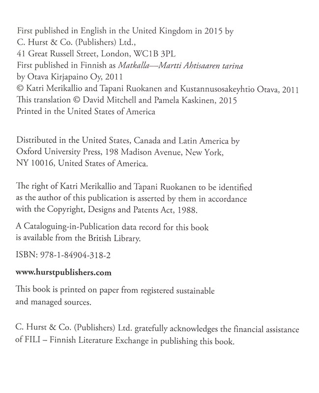 The Mediator: A Biography of Martti Ahtisaari