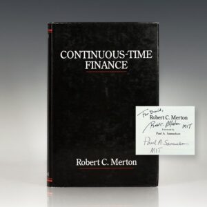 Continuous-Time Finance.