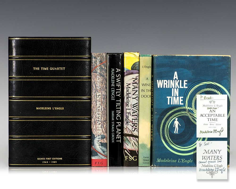 The Time Quintet:] A Wrinkle in Time; A Wind in the Door, A Swiftly Tilting Planet, Many Waters, An Acceptable Time.