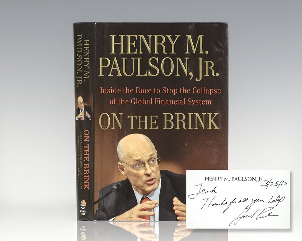 On the Brink: Inside the Race to Stop the Collapse of the Global Financial System.