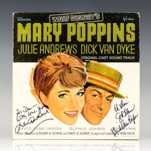 Walt Disney's Mary Poppins Original Cast Soundtrack Starring Julie Andrews and Dick Van Dyke.