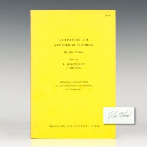 Lectures on the h-Cobordism Theorem.