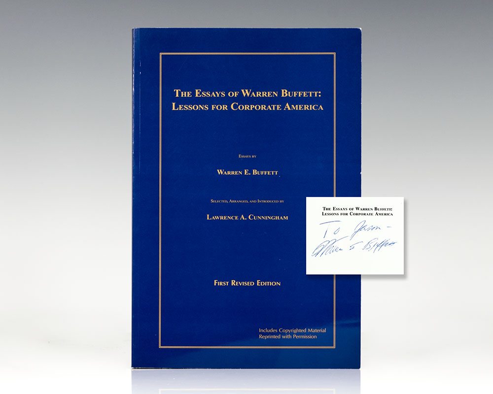 The Essays of Warren Buffett: Lessons for Investors and Managers.