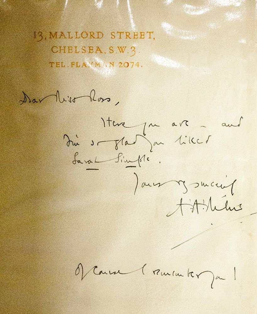 When We Very Were Young; Winnie-the-Pooh; Now We Are Six; The House at Pooh Corner.