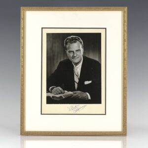 Billy Graham Signed Photograph.