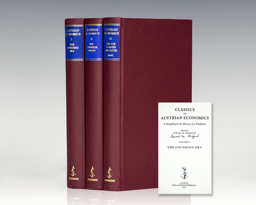 Classics in Austrian Economics: Volumes I-III.
