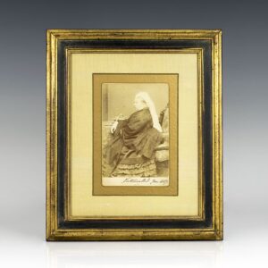 Queen Victoria Signed Photograph.