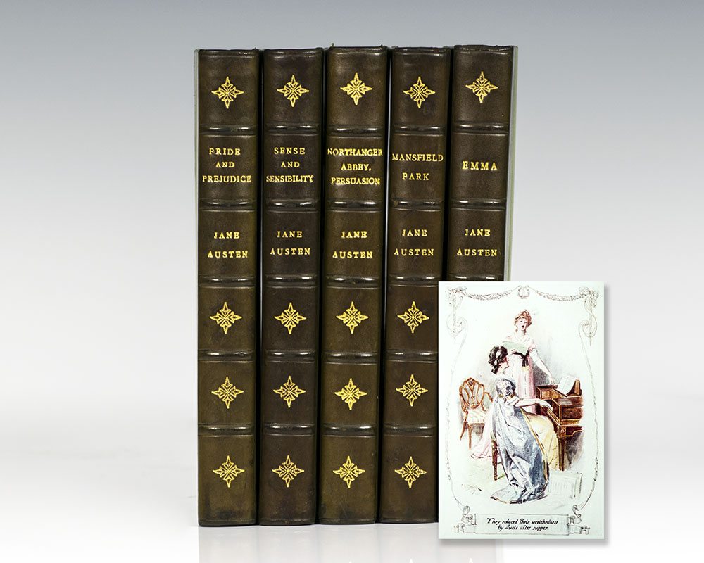 The Works of Jane Austen (Pride and Prejudice, Sense and Sensibility, Northanger Abbey, Persuasion, Mansfield Park, and Emma).