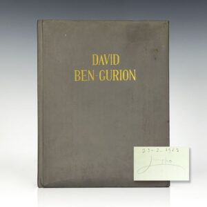 David Ben-Gurion: A Pictorial Record.