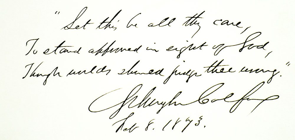 Collection of documents signed by President Grant and eight members of his administration.