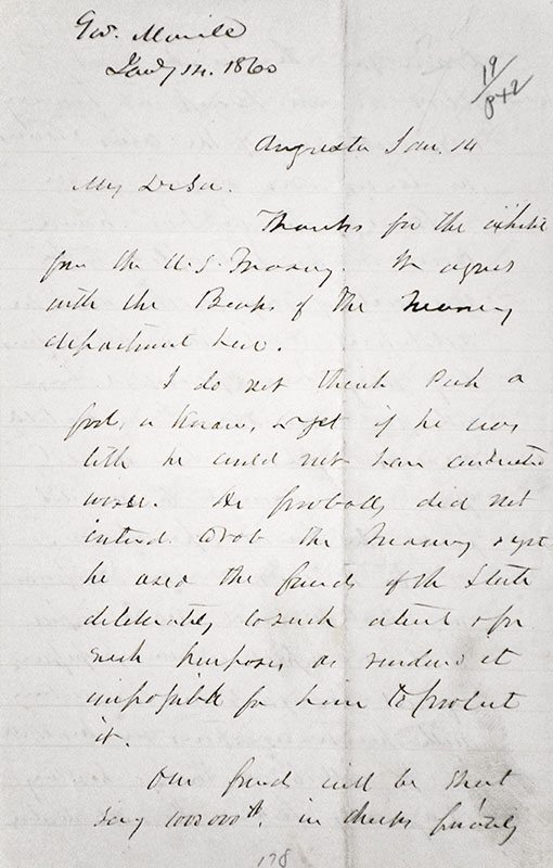 Collection of documents signed by President Grant and eight members of his administration.