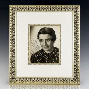Ayn Rand Signed Photograph.