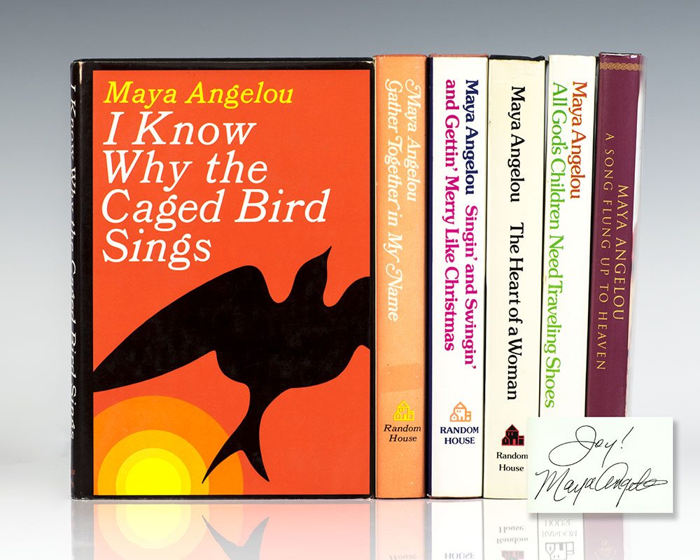 I Know Why the Caged Bird Sings, Gather Together In My Name, Singin’ and Swingin’ and Gettin’ Merry Like Christmas, The Heart of a Woman, All God’s Children Need Traveling Shoes, A Song Flung Up To Heaven.