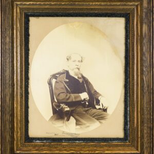 Large Signed Portrait Photograph Signed by Charles Dickens
