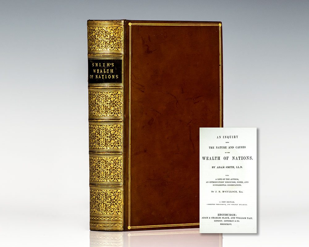 An Inquiry into the Nature and Causes of the Wealth of Nations.