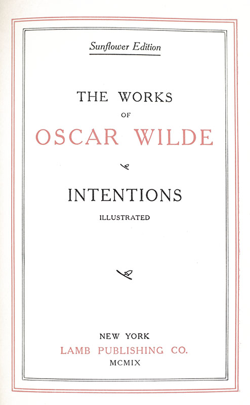 The Complete Works of Oscar Wilde