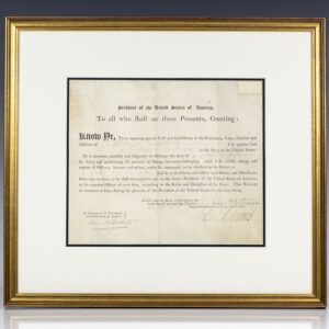 John Adams Signed Document.