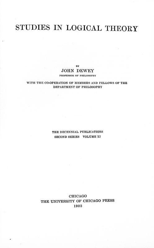 Studies in Logical Theory