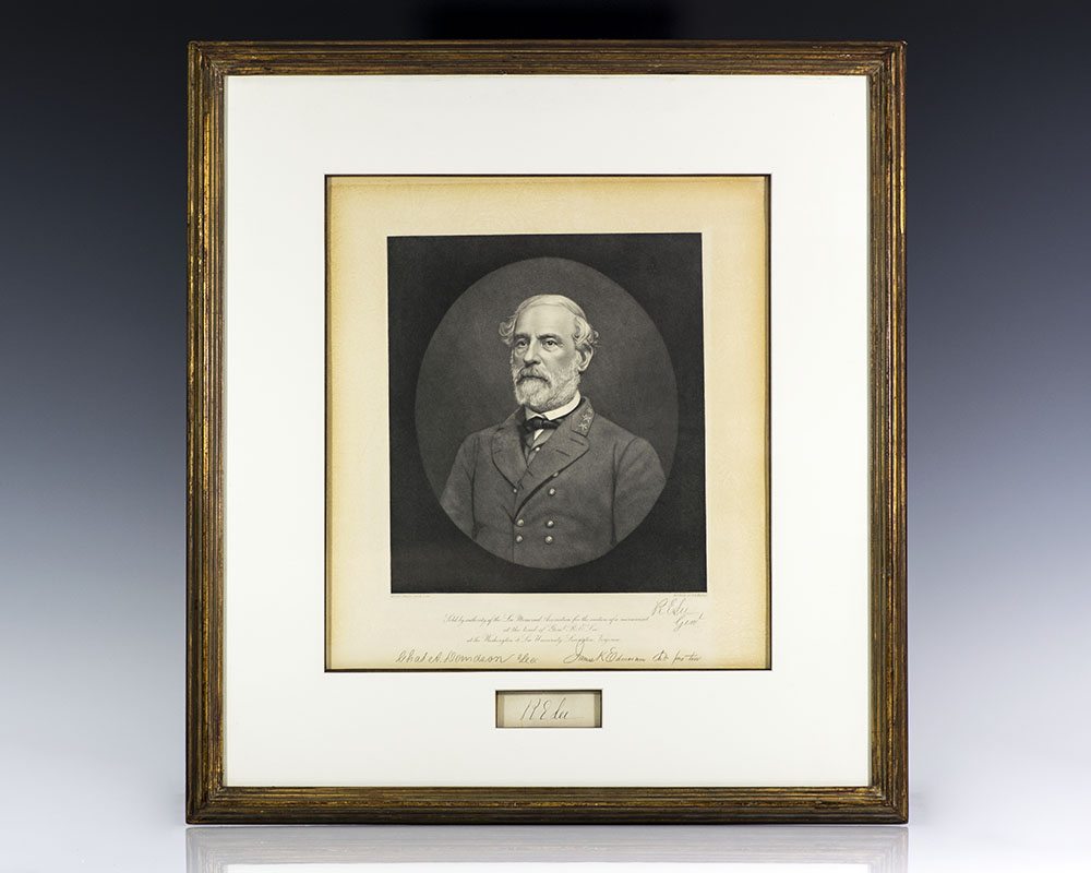 Robert E. Lee Autograph.