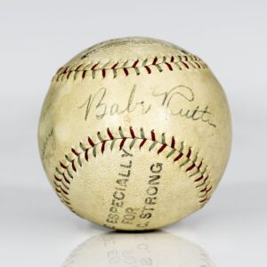 Babe Ruth and Lou Gehrig Autographed Baseball.