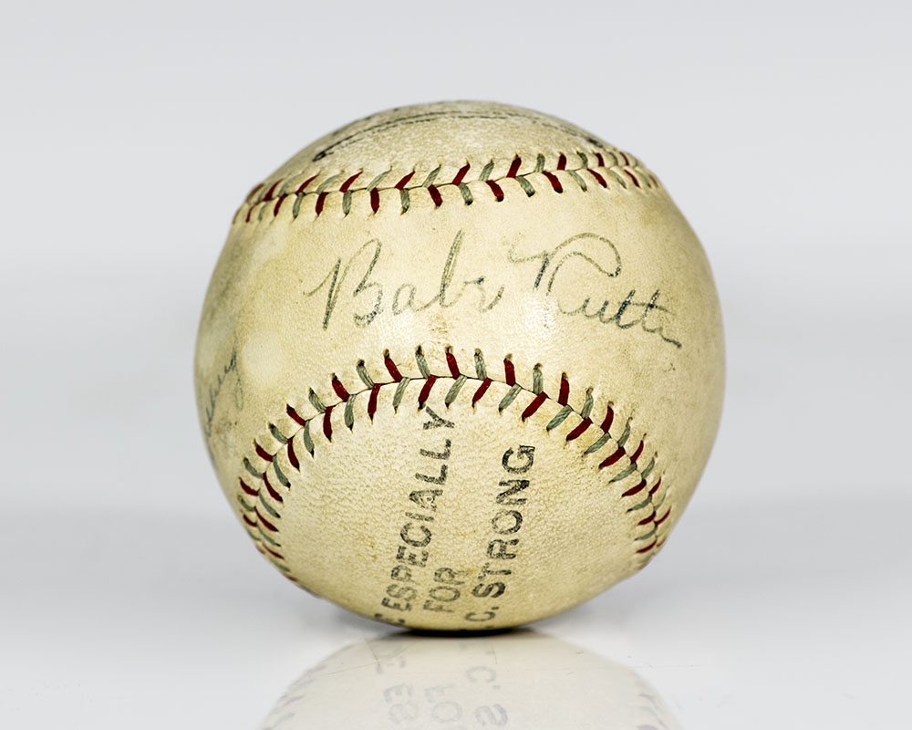 Babe Ruth and Lou Gehrig Autographed Baseball.