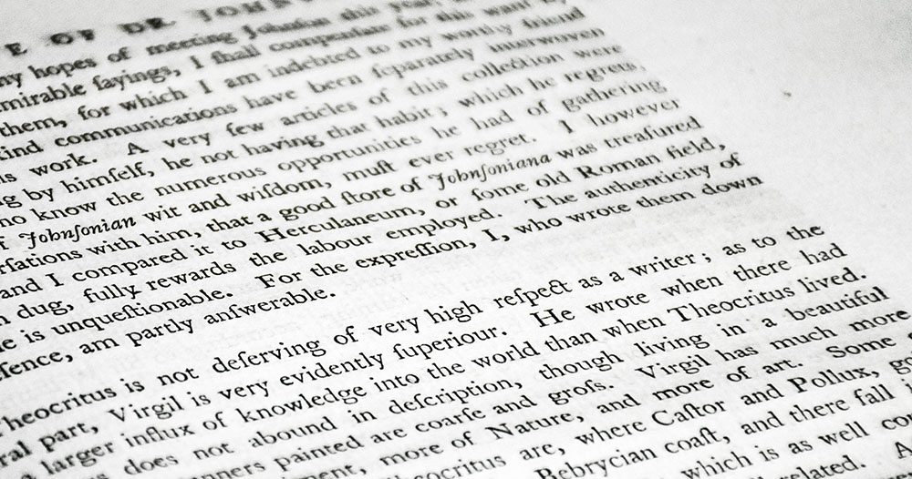 The Life of Johnson.