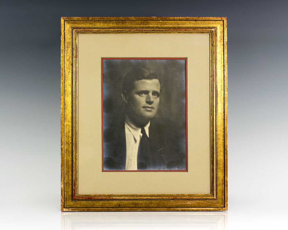 Jack London Signed Photograph.