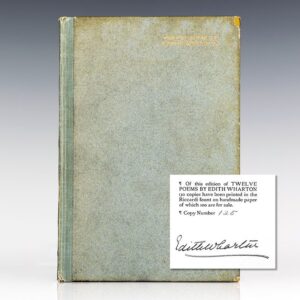 Twelve Poems by Edith Wharton.