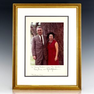Signed Family Photograph of Lyndon B. Johnson.