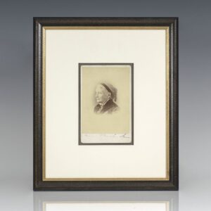 Harriet Beecher Stowe Signed Photograph.