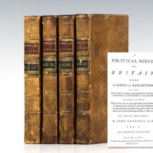 A Political Survey of Britain: Being a Series of Reflections on the Situation, Lands, Inhabitants, Revenues, Colonies, and Commerce of This Island