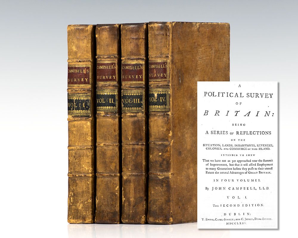 A Political Survey of Britain: Being a Series of Reflections on the Situation, Lands, Inhabitants, Revenues, Colonies, and Commerce of This Island