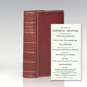 The Book of Common Prayer. With a Fore-Edge Painting of The Embarkation of Saint Paul