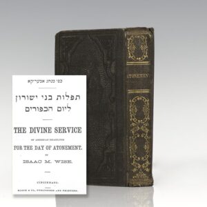 The Divine Service of American Israelites for the Day of Atonement