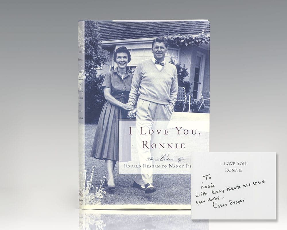 I Love You, Ronnie: The Letters of Ronald Reagan to Nancy Reagan.