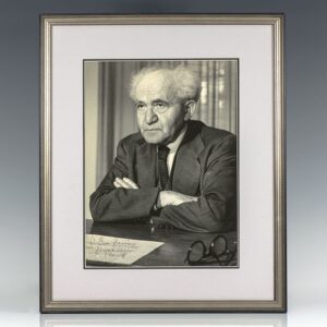 David Ben-Gurion Signed Photograph