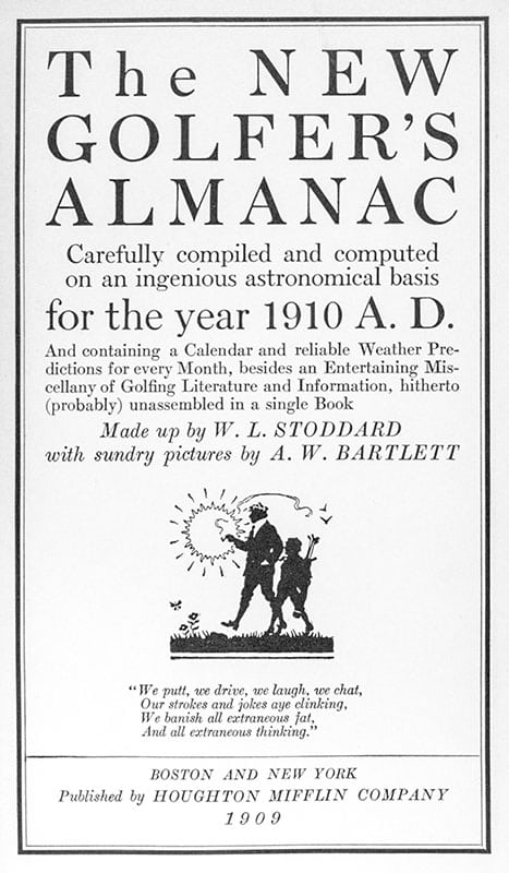 The New Golfer's Almanac for the Year 1910
