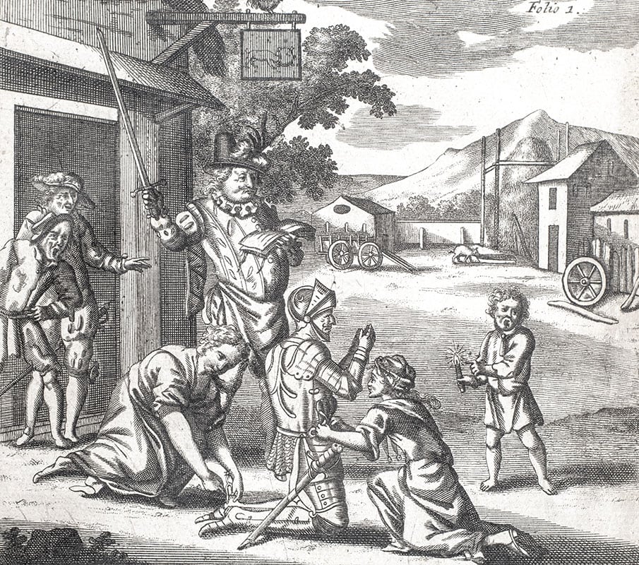 The History of the Most Renowned Don Quixote of Mancha: And his Trusty Squire Sancho Pancha, Now Made English according to the Humour of our Modern Language. And Adorned with several Copper Plates