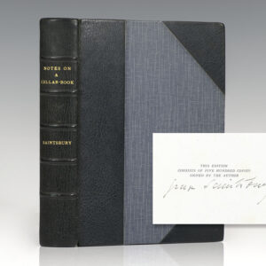 Notes On A Cellar-Book