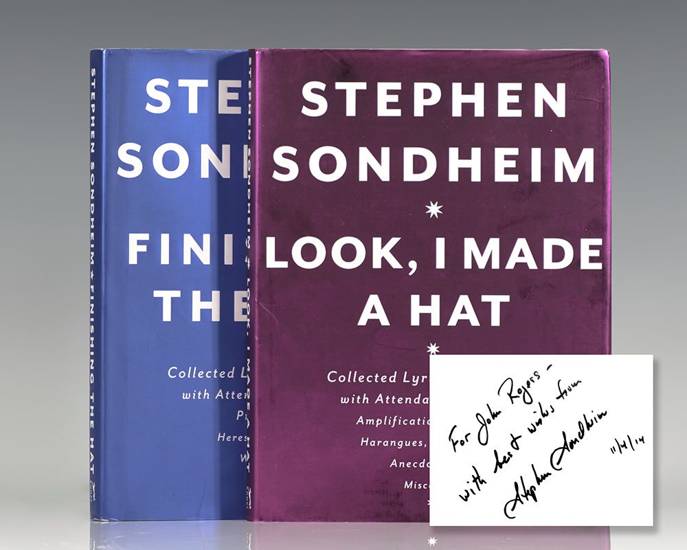 The Collected Lyrics of Stephen Sondheim: Finishing the Hat and Look I Made A Hat.