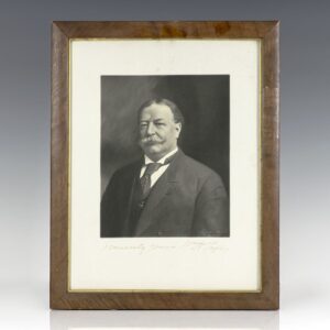 President William Howard Taft Signed Photograph.