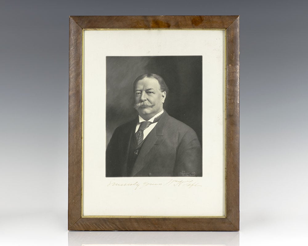 President William Howard Taft Signed Photograph.