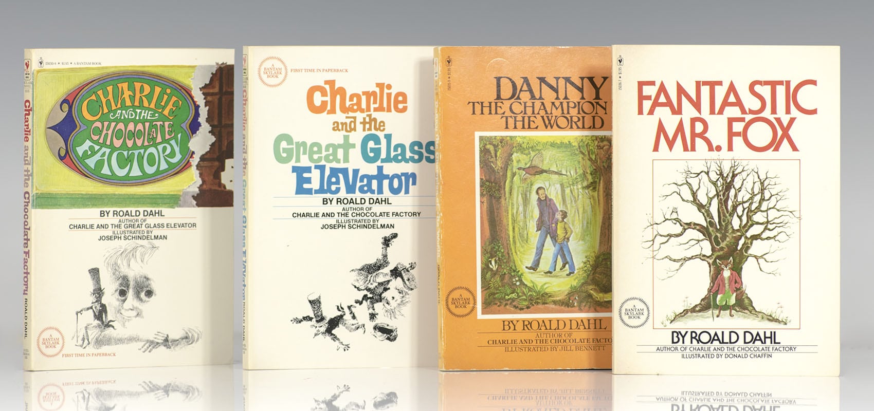 Charlie and the Chocolate Factory Plus Three More All-Time Favorites: Charlie and the Great Glass Elevator, Danny the Champion of the World, and Fantastic Mr. Fox