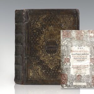 The Booke of Common Prayer, with the Psalter or Pslams of David, The Bible: Translated according to the Ebrew and Greeke, and The New Testament of our Lord Jesus Christ conferred diligently with the Greeke