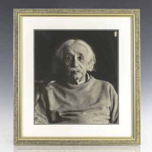 Albert Einstein Signed Photograph.