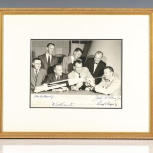 Project 7 Mercury Astronauts Signed Photograph.