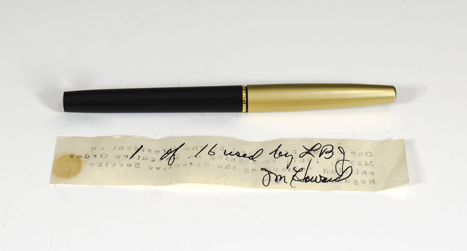 Pen Used by Lyndon B. Johnson.