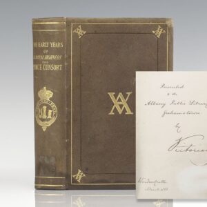 The Early Years of His Royal Highness the Prince Consort compiled under the direction of Her Majesty the Queen