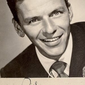 Frank Sinatra Signed Photographic Postcard.